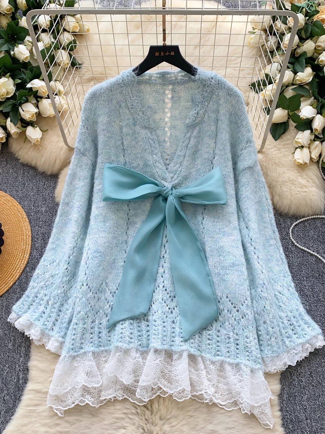 La diva la baby knitted dress KD231 images